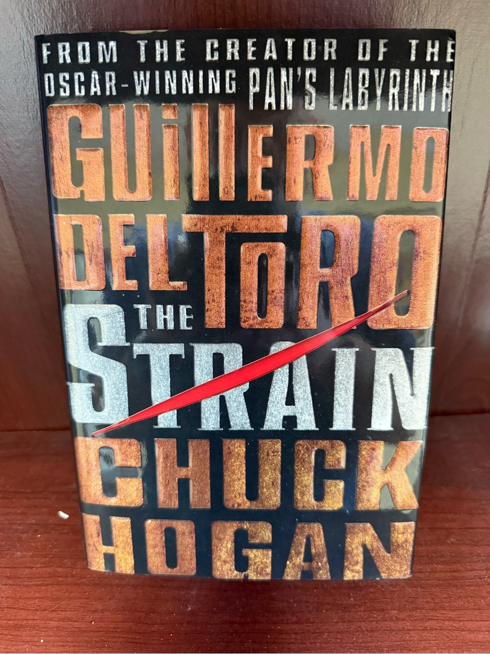 Guillermo Del Toro The Strain Hardcover Book - Black and Copper Cover